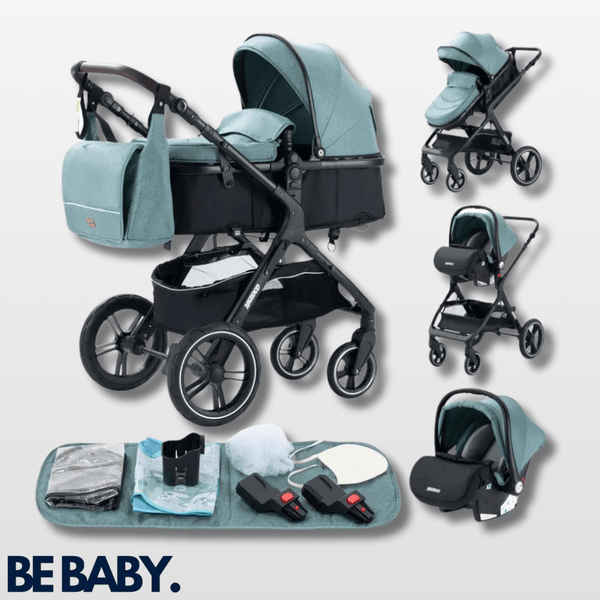 Otroški voziček 3v1 | Premium - Be Baby